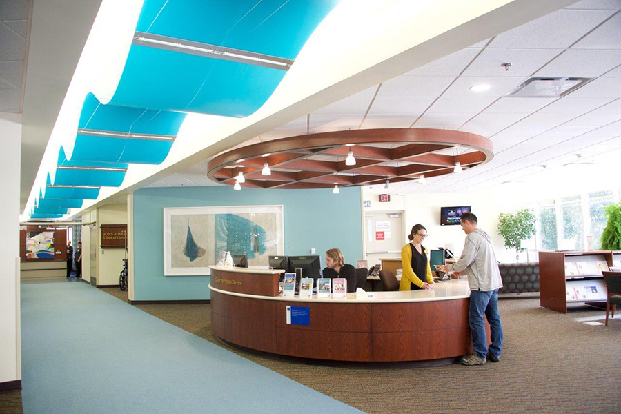 Holden Comprehensive Cancer Center waiting area